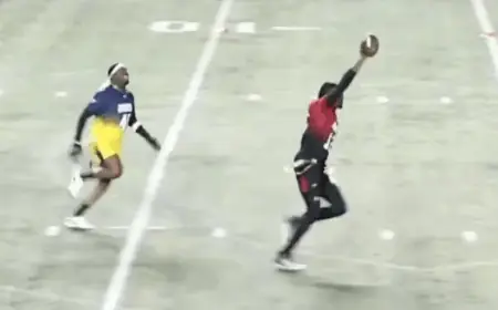 Dwight Howard Dominates Jon Jones in Celebrity Flag Football Game
