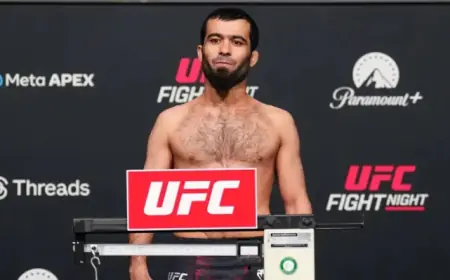 Four Fighters Miss Weight at UFC Vegas 113 Meta Apex Weigh-In