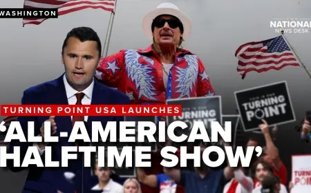 Turning Point USA’s “All-American Halftime Show” With Kid Rock Sparks a Culture Clash as Alternative to Super Bowl LX