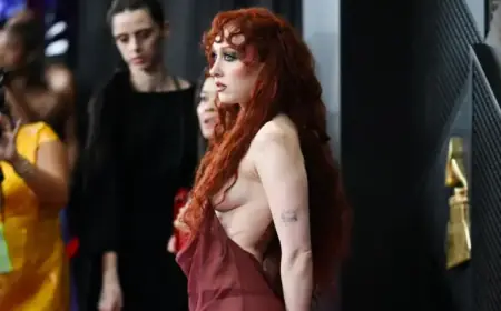 Chappell Roan Delights in Reactions to Her Sheer Grammy Dress