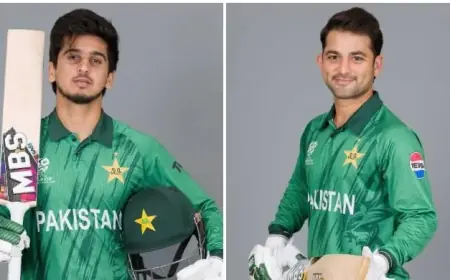 T20 World Cup: Nafay to Open with Ayub in Pakistan vs Netherlands Match