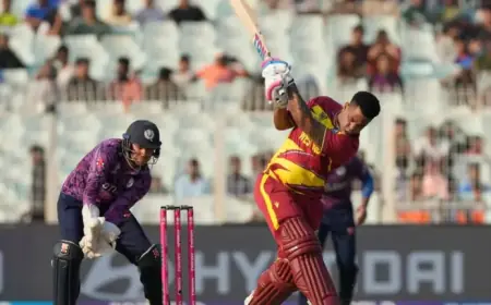 Hetmyer Smashes Fastest 50 for West Indies in T20 World Cup
