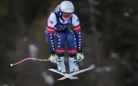 Lindsey Vonn Triumphs in Olympic Training Despite Torn ACL