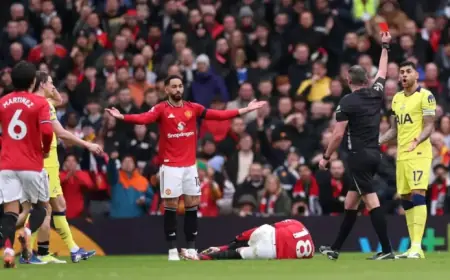 Cristian Romero Receives Red Card: Which Spurs Matches Will He Miss?