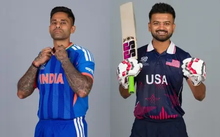 IND vs USA: Shadley van Schalkwyk rips through India as Suryakumar fights back