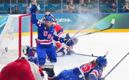 USA Dominates Czechia 5-1 in Olympic Winter Games Opener