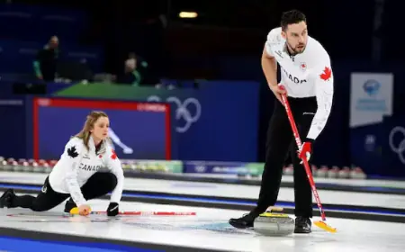 Canada’s Mixed Doubles Curling Team Defeated by Britain at Winter Olympics
