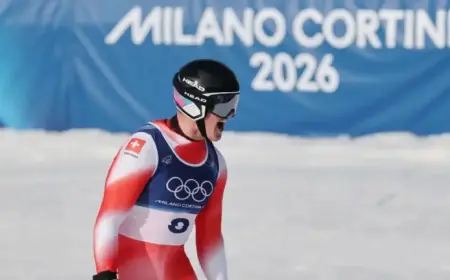 Franjo von Allmen Claims Olympic Gold in Men’s Downhill Skiing