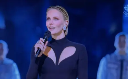 Charlize Theron invokes Nelson Mandela at Olympics as Milan–Cortina Games open