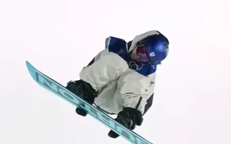 Japan’s Ogiwara Leads Men’s Big Air Qualifying at Olympic Snowboarding Launch
