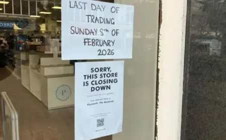 Plymouth Store Closes, Sparking Local Fears of Increasing Vacancies