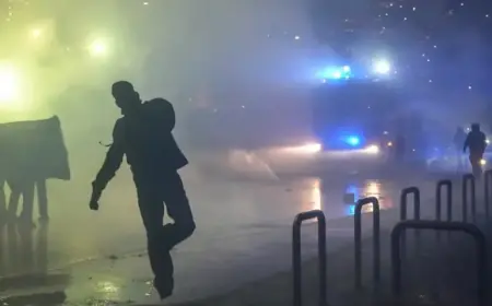 Italian Police Deploy Tear Gas as Protests Erupt Near Olympics Hockey Venue