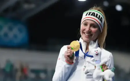 Lollobrigida Sets Olympic Record, Wins Gold in 3000m Speed Skating
