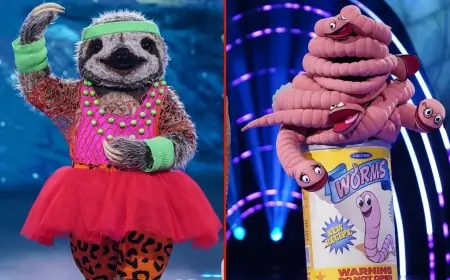 The Masked Singer UK semi-final: double unmasking sends Sloth and Can of Worms home