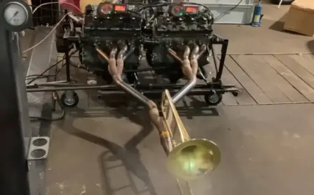 Motorcycle Engines Master Trombone Better Than You