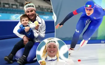 Francesca Lollobrigida Breaks Olympic Speed Skating Record on Birthday