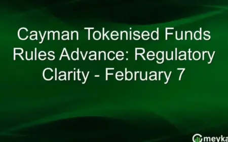 Cayman to Finalize Tokenized Funds Regulations by February 7