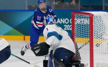 Hilary Knight Equals US Olympic Goal Record in Dominant Win Over Finland