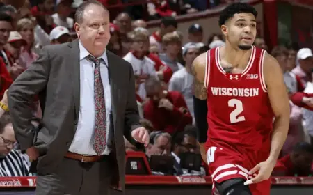 Wisconsin’s Greg Gard Reacts to Unprecedented OT Loss to Indiana