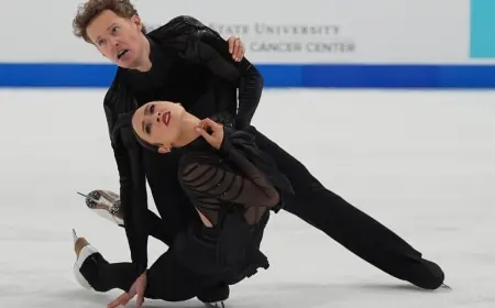 Madison Chock sets early tone for Team USA as Olympic ice dance rivalry sharpens