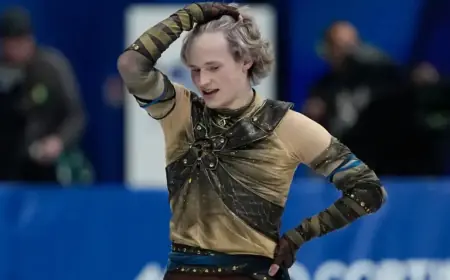 Ilia Malinin Stumbles in First Olympic Skate Performance