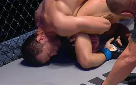 Usman Nurmagomedov Subdues Alfie Davis to Defend PFL Lightweight Title