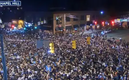 UNC Secures Comeback Win Over Duke as Fans Flood Franklin Street