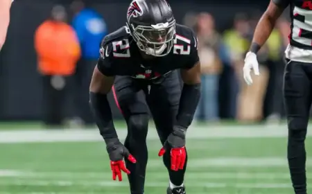 Atlanta Falcons’ James Pearce Arrested in Florida for Battery Charges