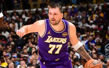 Luka Dončić Exits Lakers Game due to Left Leg Injury