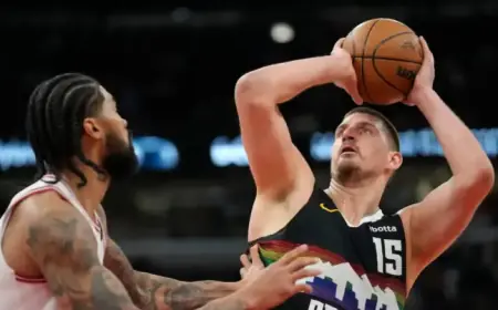 Jokic’s Triple-Double Leads Nuggets Over Bulls