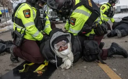 Protests Escalate; 50 Arrested Outside Minnesota Federal Building
