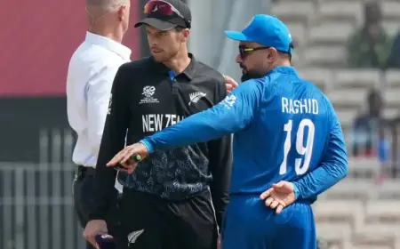 Afghanistan Chooses to Bat First Against New Zealand in T20 World Cup