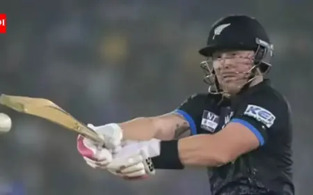 Rashid Khan Dismisses Glenn Phillips in New Zealand vs Afghanistan T20 World Cup 2026