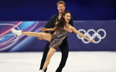 Chock and Bates Lead with Top Score in Olympic Figure Skating Opener