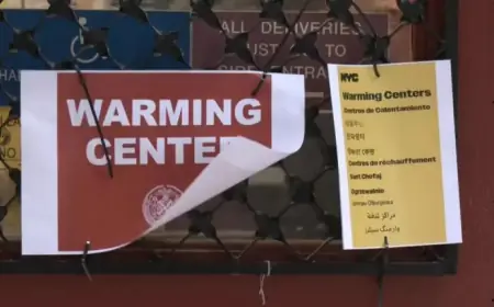 Arctic Air Hits City, Delivering Coldest Weather in Years