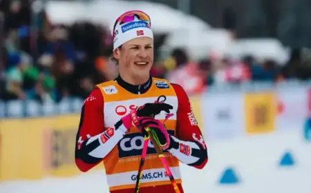 Klaebo Pursues Olympic Record in Men’s Cross-Country Debut