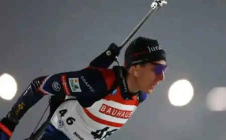 Fillon Maillet Targets Fourcade’s French Biathlon Record at Winter Games