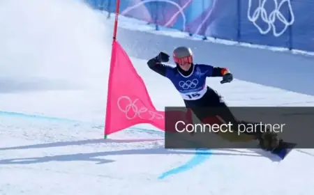 Olympics: Snowboarders Compete in Parallel Giant Slalom