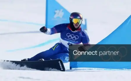 Olympics: Parallel Giant Slalom Snowboarding Event Highlights
