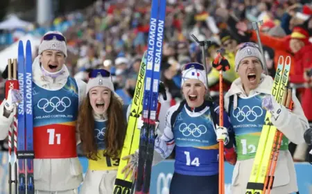 France Clinches Gold in Mixed Biathlon Relay at Milan-Cortina Olympics