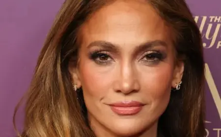 Jennifer Lopez Stuns Beverly Hills in Figure-Hugging Silk Nightgown