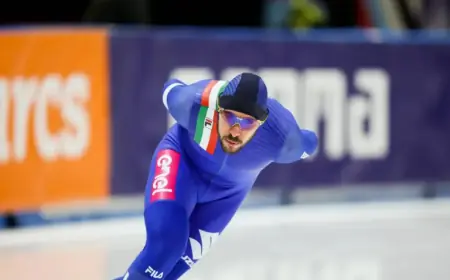 Davide Ghiotto: Italian Speed Skating Record-Holder at Milano Cortina