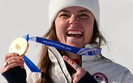 Breezy Johnson Secures America’s First 2026 Winter Olympics Gold in Downhill
