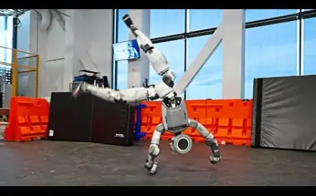 Boston Dynamics’ Atlas Robot Stuns with Backflip and Cartwheel Moves