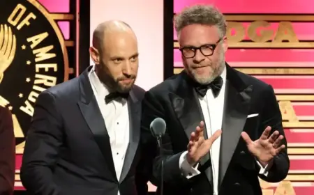 Seth Rogen, Evan Goldberg Honor Catherine O’Hara During DGA Award Acceptance