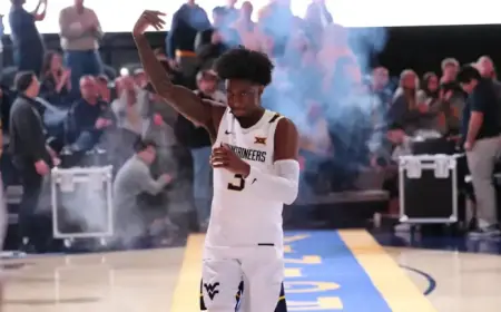 West Virginia’s Starting Lineup Faces Texas Tech Showdown