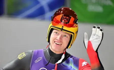 Langenhan Sets Another Record, Continues Luge Gold Quest