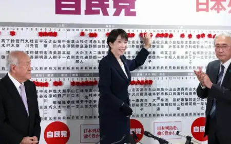 Japan’s Leader Secures Landslide Victory, Paving Path for Hard-Line Agenda