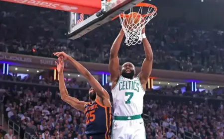 Knicks Face Celtics: Potential Unexpected Playoff Preview with Jaylen Brown