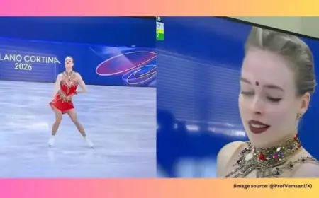 Russian-Georgian Skater Mesmerizes 2026 Winter Olympics with Viral Bollywood Songs